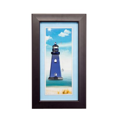 IL70513  Aqua Lighthouse Crystal Art